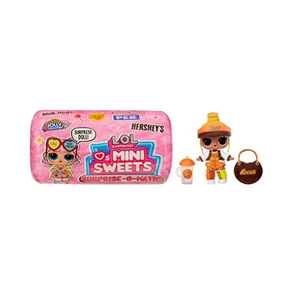 LOL Surprise Loves Mini Sweets Surprise-O-Matic Poupées- 9 Surprises incluant des Accessoires et Une poupée sur Le thème des 