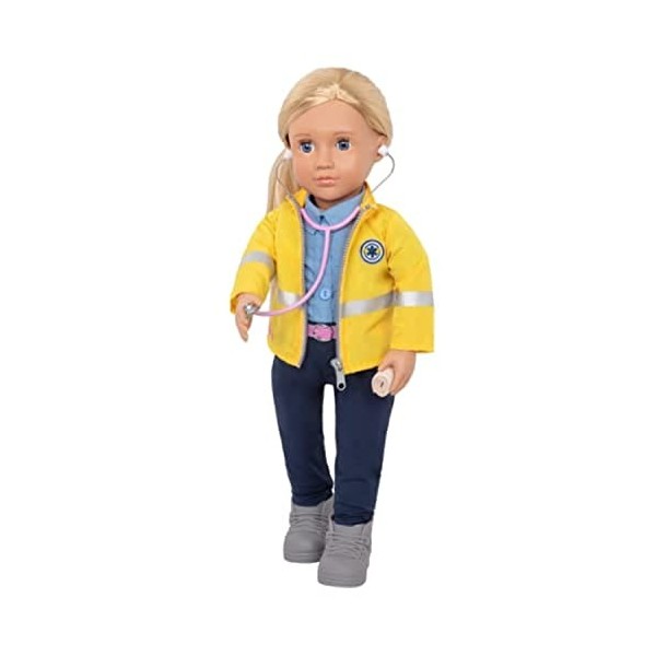 Our Generation Kaylin BD31280Z 45419 HCM Kinzel Poupée avec Accessoires de poupée et Cheveux Longs blonds à coiffer - Jouet p