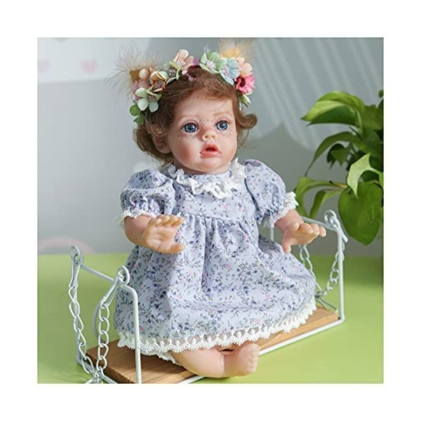 Poupées nouveau-né Reborn, 35 cm en silicone, poupées Reborn qui ont lair réelles, cadeaux danniversaire pour enfants