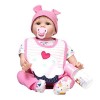 ADOSSAC 2020 Reborn Baby Doll Réincarné bébé Poupée Doux Simulation Silicone Vinyle 55 cm Garçon Fille Jouet Cadeau danniver