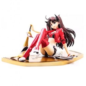 BOANUT Personnage danime - Yuanban Lin - Figurine Ecchi. Type Moon Racing Ver. Veste Rouge Veste Assis avec Base Anime Fille