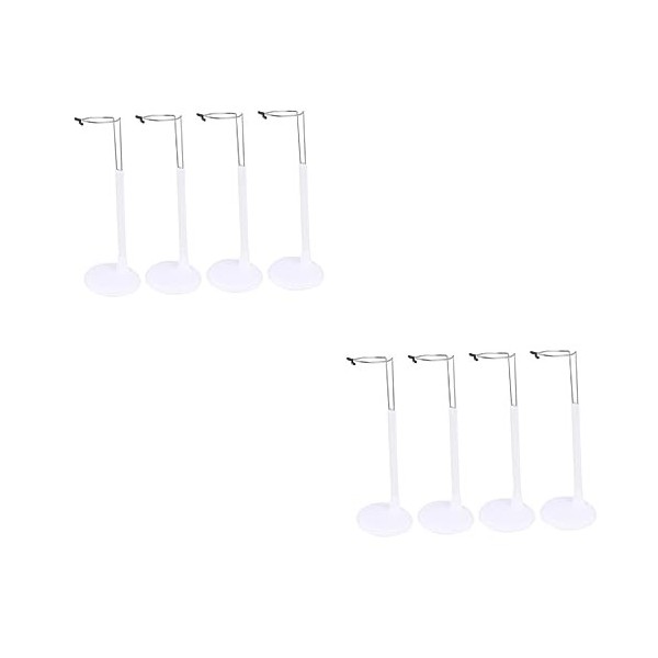 ibasenice 24 Pcs Mode Support Support Cm Accessoires Support Créatif PVC Rack Marionnette Dollhosue Cas Pouces Stand- Pouces 