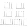 ibasenice 24 Pcs Mode Support Support Cm Accessoires Support Créatif PVC Rack Marionnette Dollhosue Cas Pouces Stand- Pouces 