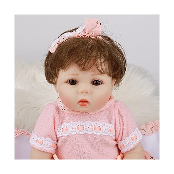 Poupée réaliste en silicone de 46 cm – Cant Speak, Cant Wink Baby Reborn, donnez à votre enfant ou ami un souvenir inoublia