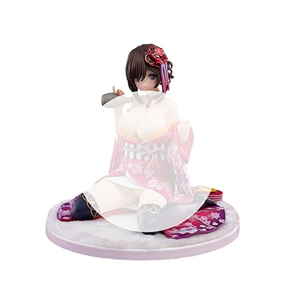 PIELUS Figurine Ecchi Original -Kimono Dos pelé- 1/6 Figure danime Fille Statue Jouet Vêtements Amovibles Décor de poupée Mi