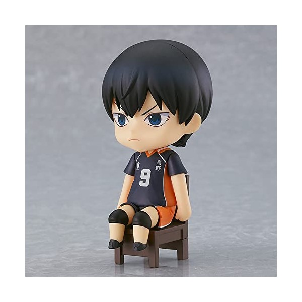 Volleyball Boy Kageyama Feixo Q Version Doll 丨 Forme statique, Design debout 丨 Matériau PVC, Peinture de haute qualité 丨 Déco