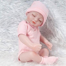 Poupées Reborn Baby, 28CM Reborn Dolls Cadeau Sûr Et Non Toxique Hautement Simulé Peut Fournir Une Bonne Compagnie Convient à