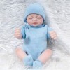 Reborn Baby Dolls, 28Cm Reborn Baby Doll Full Body Silicone Material est sûr et Non Toxique, Peut sasseoir et sallonger, C