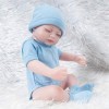 Reborn Baby Dolls, 28Cm Reborn Baby Doll Full Body Silicone Material est sûr et Non Toxique, Peut sasseoir et sallonger, C