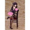 BOANUT Ecchi Figure Waifu Figure Anime Figure Statues Tougetsu Matsuri Ver.2 Doux Poitrine Busty Hot Girl Mignon Noir Cheongs