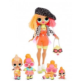 L.O.L. Surprise ! Pack familial OMG D.J. exclusif - Plus de 45 surprises, poupée et mascotte de mode en édition limitée, 1 un