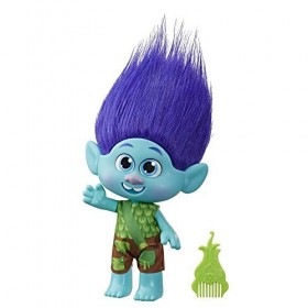 DreamWorks Trolls World Tour Petite Branche Poupée avec Tenue Amovible et Peigne Jouet pour Fille à partir de 4 Ans
