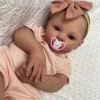 MineeQu 45,7 cm Taille bébé Premie Peinture détaillée Membres en Vinyle réalistes Reborn Baby Dolls avec Corps en Tissu Doux 