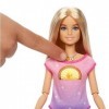 BARBIE BRAND- Barbie Self-Care Rise & Relax Doll Light Skin Tone , HCN08