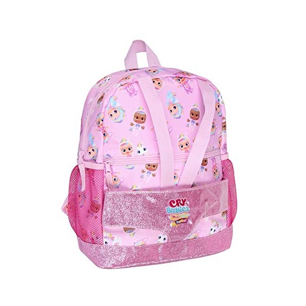 Cry Babies Sac à dos à double compartiment pour poupée Motif Tears magiques, rose, Standard