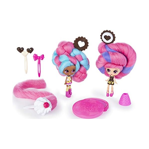 Candylocks, BFF Lot de 2 poupées de collection parfumées Cora Crème et Charli Chip, 7,6 cm