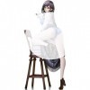 PIELUS Figurine Ecchi Bungaku Shoujo 1/7 Figurine Complète Figure danime Fille Statue Jouet Vêtements Amovibles Décor de pou