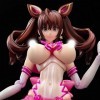 BRUGUI Figurine daction -Erica Kuramoto- Articulation Ver Cute Exposed BIG Breast Pure White Magical Girl Anime Character St