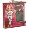 RAINBOW HIGH Poupées Mannequin à Collectionner - Vêtements de créateur, Accessoires et Socle - 2 Tenues complètes - pour Enfa