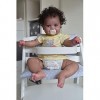 MineeQu 20 Pouces Vraie Taille de bébé Afro-américain enraciné à la Main Cheveux bouclés Nouveau-né poupée Peau Noire Ensembl