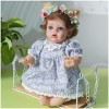 Poupées Reborn Baby Girl, 14 pouces 35 cm Poupées Reborn en silicone, poupée bébé fille Reborn