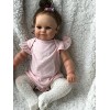 Pinky Reborn Poupée Bébé 20 Pouces ou 24 Pouces Fille en Vinyle Bebe Poupee Nouveau-née Réaliste Fait Main Vinyle Souple en S