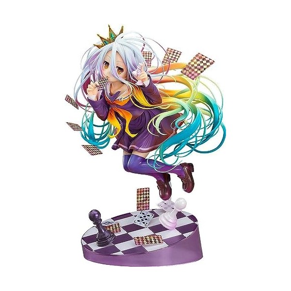 MKYOKO Figurine ECCHI - No Game No Life - Shiro 1/8 Statue Anime/Adult Pretty Girl/Modèle de Collection/Modèle de Personnage 