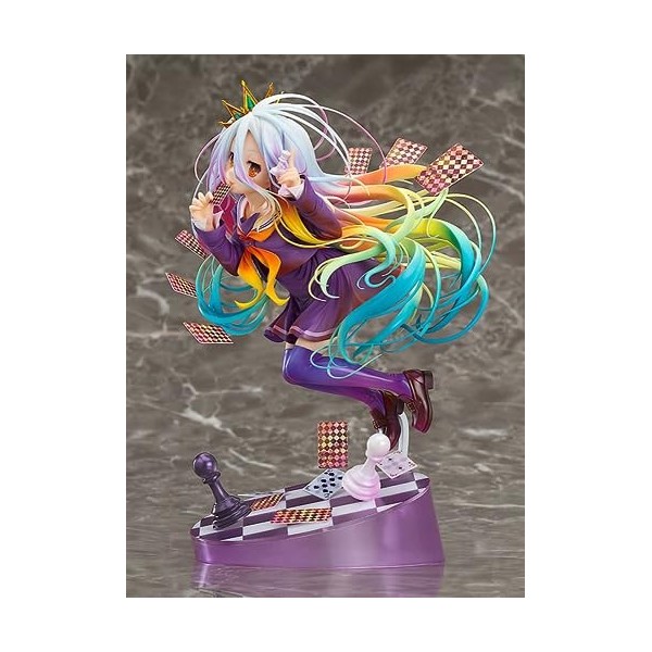 MKYOKO Figurine ECCHI - No Game No Life - Shiro 1/8 Statue Anime/Adult Pretty Girl/Modèle de Collection/Modèle de Personnage 