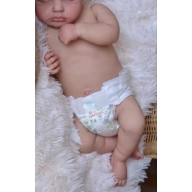 Zero Pam Bebe Reborn Fille Silicone Plein Corps 50CM Bébé Reborn Réaliste Bebe Reborn Qui Ressemble A des Vrais Poupee Reborn