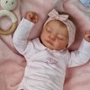 MAIHAO 50cm bébé Reborn Fille Silicone poupée Garcon Vrai Poupon realiste Reborn Baby Dolls Pas Cher Enfant Toddlers Yeux Fer