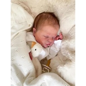 BNNPUU Poupées Reborn de 20 pouces Reborn Bébés faits à la main Réaliste Bébé Poupées Dormir Bébé Nouveau-né Tissu Doux Corps