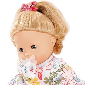 Götz 2127109 Maxy Muffin Minimaxi Doll - poupée bébé de 42 cm aux Yeux Bleus dormants, aux Cheveux blonds et au Corps Souple 