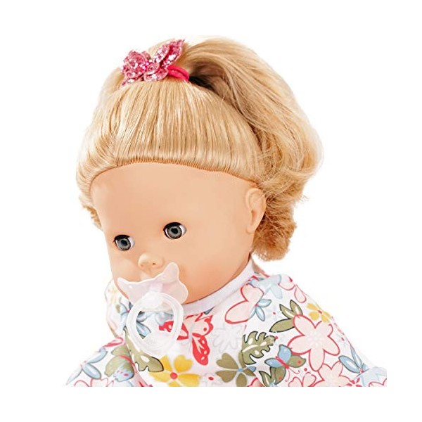 Götz 2127109 Maxy Muffin Minimaxi Doll - poupée bébé de 42 cm aux Yeux Bleus dormants, aux Cheveux blonds et au Corps Souple 
