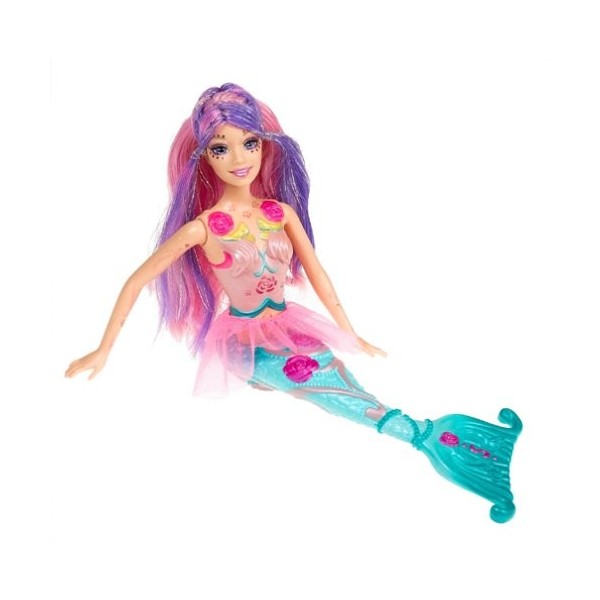 Barbie Mattel - Poupée - Sirène Shella Rose 