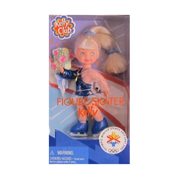 Barbie PATINEUR FIGURE KELLY Poupée Jeux Olympiques dhiver 2002 Salt Lake City 2001 