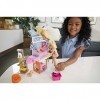 Barbie Mobilier coffret poupée et son animalerie, 4 figurines animaux et accessoires inclus, jouet pour enfant, GRG90