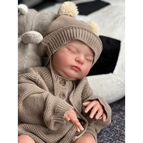 iCradle Poupée Reborn Laura lestée pour bébé fille, 50,8 cm, faite à la main, cadeau de Noël pour enfants à partir de 3 ans