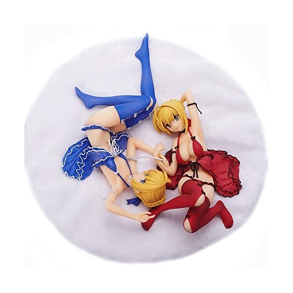 NATSYSTEMS Chiffre danime Fate/Extella - Altria Pendragon & Nero Claudius - 1/7 Figurine Ecchi Jolie poupée Décoration de mo