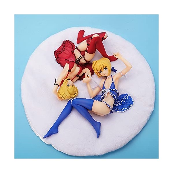 NATSYSTEMS Chiffre danime Fate/Extella - Altria Pendragon & Nero Claudius - 1/7 Figurine Ecchi Jolie poupée Décoration de mo