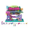 Polly Pocket Coffret La maison dans les arbres​ Pollyville, 5 étages, plus de 15 éléments de jeu dont 2 poupées, 1 véhicule e