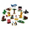 LEGO 11015 Classic Briques créatives « Autour du Monde » Jeu de Construction avec 15 Figurines d’Animaux