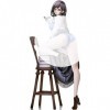 IMMANANT Anime Figure Girl Ecchi Figure Original -The Literary Type- 1/7 Statue Jouet Amovible Vêtements Mignon Poupée Décor 
