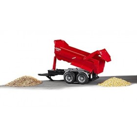 bruder 02225 - Krampe Remorque à benne basculante Tandem Halfpipe, remorque de transport, remorque à ridelles, remorque de tr