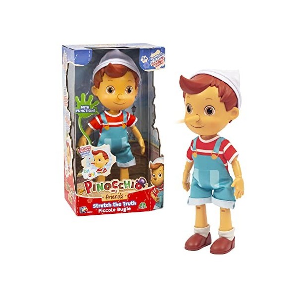 Giochi Preziosi Poupée Pinocchio Stretch The Truth - Le Nez grandit et se rétracte comme Le Vrai Pinocchio
