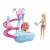 Mattel V6982 : Poupée Barbie et Parc Aquatique pour chiots