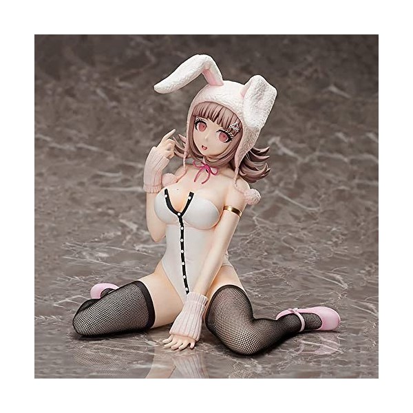 BOANUT Figurine Ecchi Sayonara Zetsubou Gakuen Chiaki Nanami Bunny Ver. Figure complète Anime Figure Statue Jouets Modèle Col