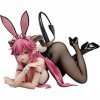 POMONO Ecchi Figure Statue Personnage de bande dessinée Modèle Sin Nanatsu No Taizai Asmodeus 1/4 Bunny Ver. Résille Cuisse H