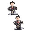 Totority 2 Pièces Poupée Japonaise Enfants Voitures Geisha Figurine De Collection Orientale Geisha Kimono Poupées Figure Kidc