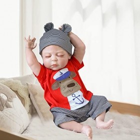 Eastuy Poupée Renaissance | Bébé Doux Corps réaliste,Jouets lavables Real Rebirth pour Enfants, Dormir avec des bébés
