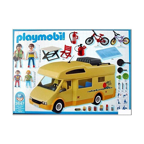 Playmobil - 3647 - Les Loisirs - Famille / Camping car